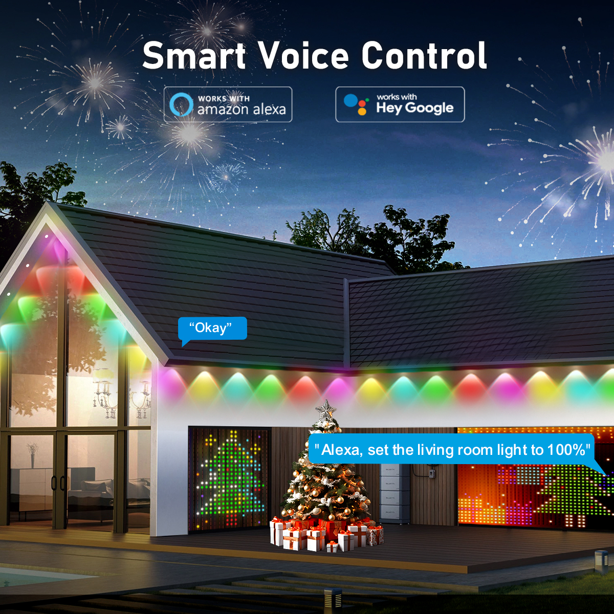 HCP044 蓝牙RGB屋檐灯